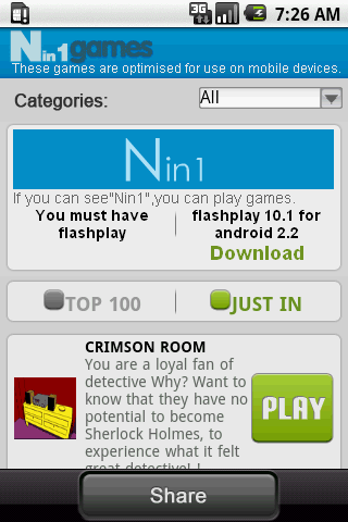 Nin1 games Android Casual