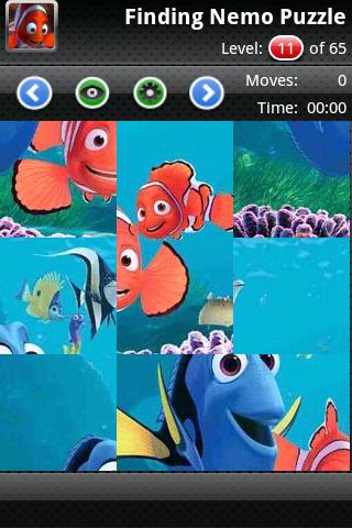 Finding Nemo Puzzle Game Android Casual